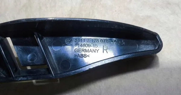 Scivolo di montaggio paraurti destro anteriore BMW 5 E60N E61N 51117178078 image 3