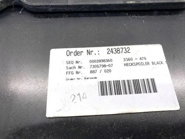 Spoiler arrière OEM 7263166 pour BMW F31 2012-2019 image 4
