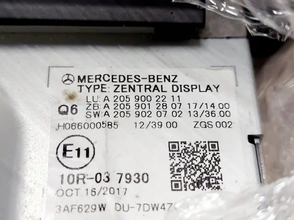 Écran d'affichage Mercedes OEM A2059002211 - Occasion image 7