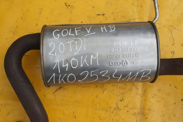 OEM 1K0253411B Mittlerer Endschalldämpfer VW Golf V 2.0 TDI image 4
