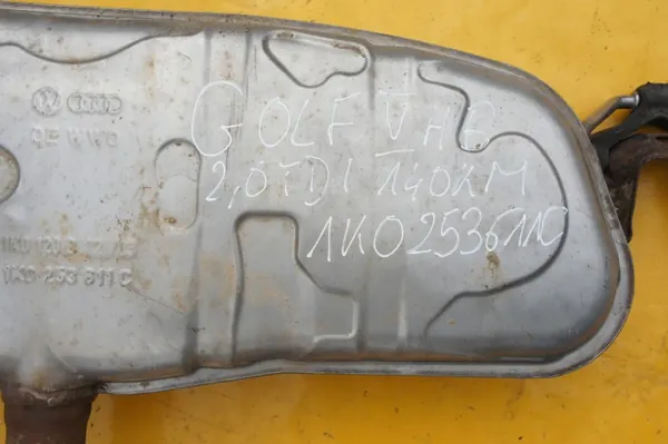 OEM 1K0253411B Mittlerer Endschalldämpfer VW Golf V 2.0 TDI image 7