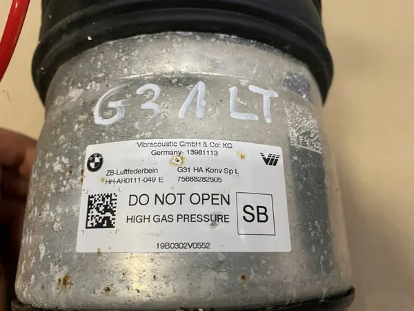 BMW 5 G31 vänster bak luftfjädring OEM 6882825 image 4