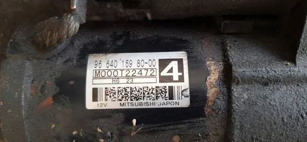 Motor de arranque Renault Laguna 2008 1.5L 966401698000 image 3