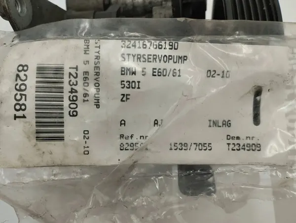 Bomba de direção assistida BMW 5 E60 E61 32416766190 image 4
