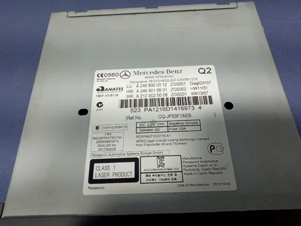 Radio Navigation Mercedes B-Class W246 OEM A2469000012 image 5