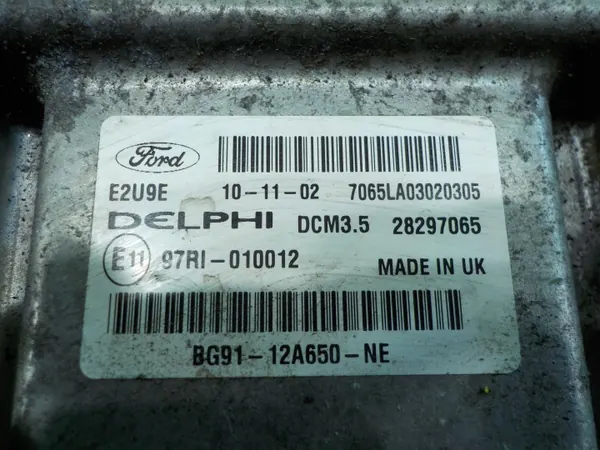 Ford S-MAX I Lift 2.0 TDCI 2011 Computadora Motor BG91-12A650-NE image 3