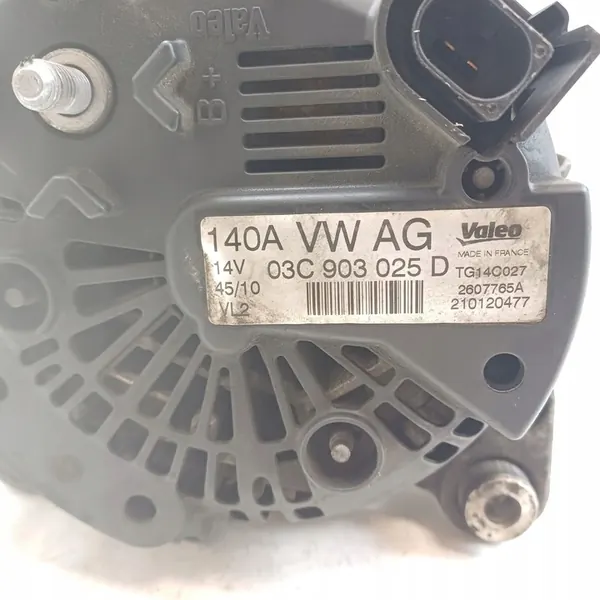 2011 Volkswagen Tiguan Alternator 03C903025D image 6