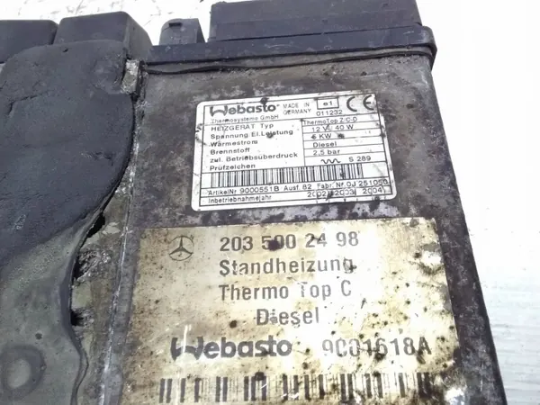 Mercedes C W203 Webasto Standheizung OEM 2035002498 image 5
