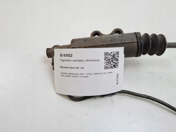 Kytkinpääsylinteri Mitsubishi Pajero 2001 OEM MAM63822 image 9