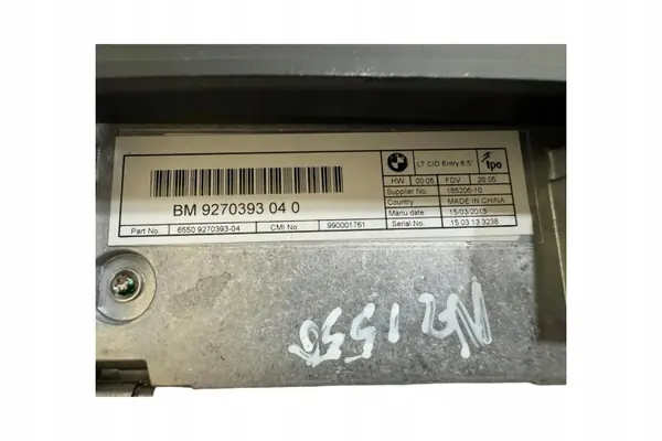 Écran de navigation BMW OEM 9270393040 pour Série 3 image 7