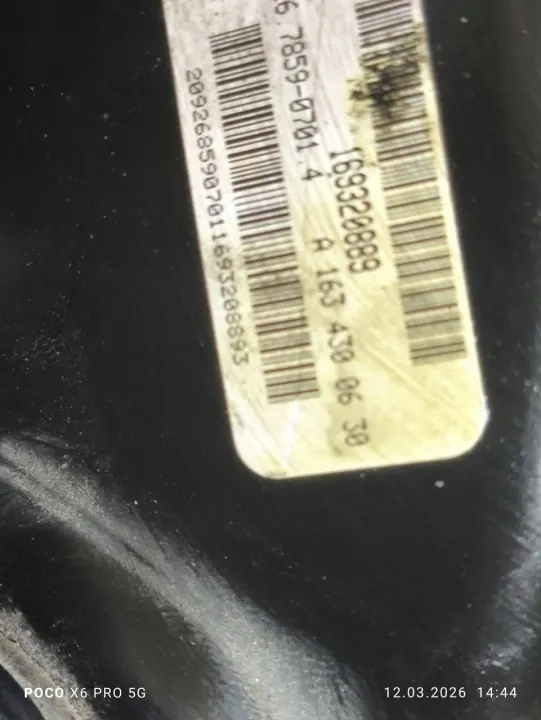 Servo de frein Mercedes A1634300630 pour ML W163 image 8