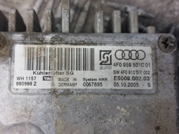 Contrôleur de ventilateur Audi OE 4F0 959 501C image 4