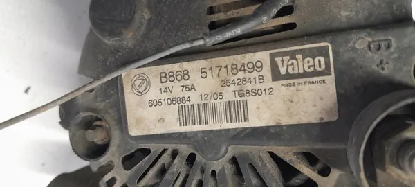 FIAT GRANDE PUNTO 1.3 JTD Vaihtovirtageneraattori 51718499 image 4