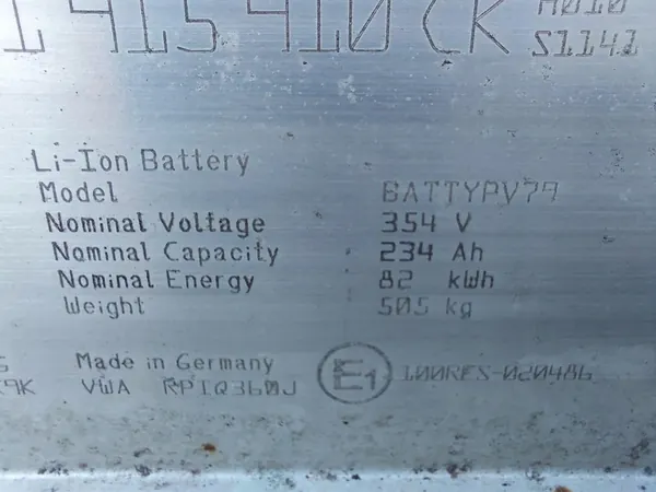 VW ID4 2024 Accu 82kWh 234Ah 1EA804841AK image 5