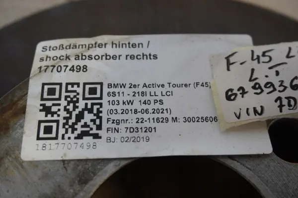 Remschijven & Blokken OEM 6799367 voor BMW image 3