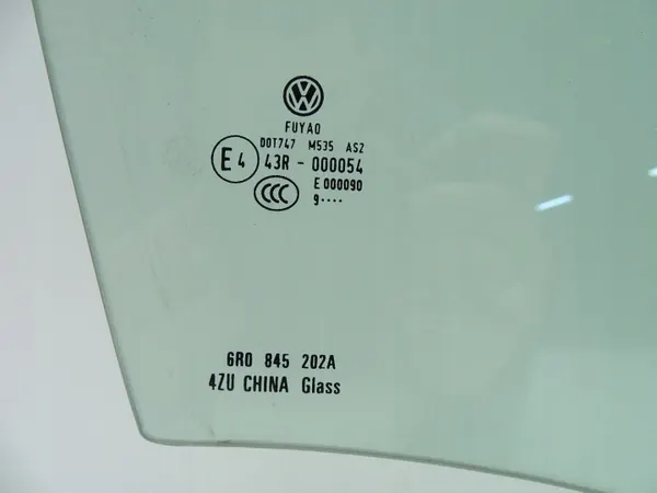 Höger framdörrglas OEM 6R0845202A för VW Polo V image 4