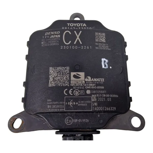 Radar angle mort Toyota Camry 2021 OEM 88162-33070 image 2
