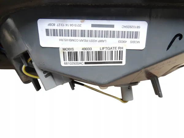 JEEP CHEROKEE V KL 13-18 Lámpara Trasera Derecha OEM image 5