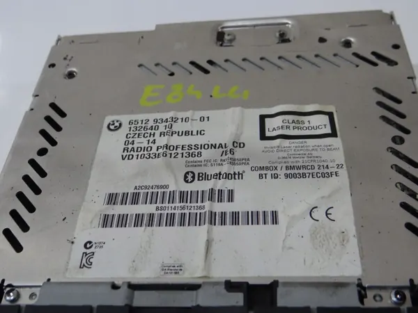 Radio Professional BMW X1 E84 OEM 9343210 image 5