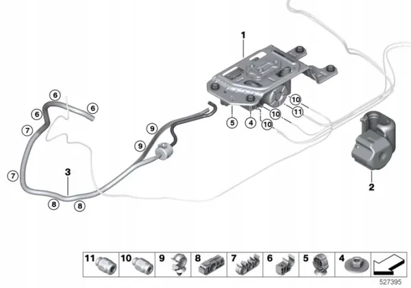 BMW Luftfederungskompressor OEM 5A70699 Gebraucht image 8