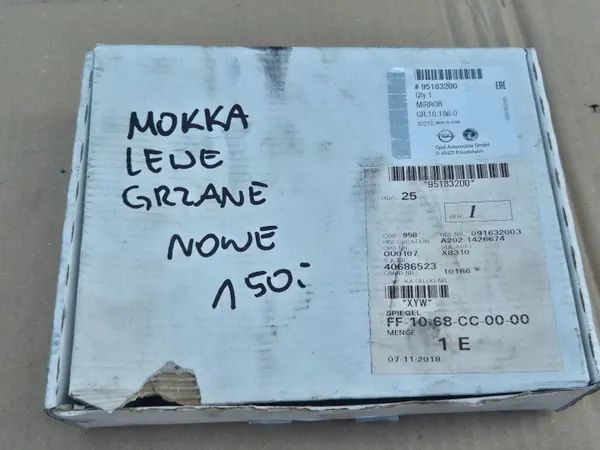 Inserção Espelho Esquerdo Aquecido Opel Mokka I OEM SP0000790 image 10