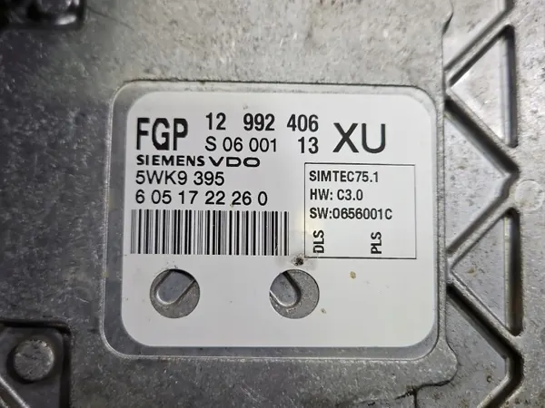 Motorregeleenheid ECU Opel Astra III H 1.8 16V 12992406 image 4
