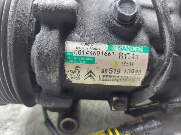Gebrauchter AC-Kompressor OEM 9651910980 für Peugeot 207 image 6