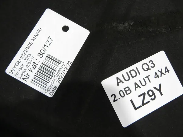 Isolamento capô Audi Q3 8U OEM 080/127 - Usado image 6