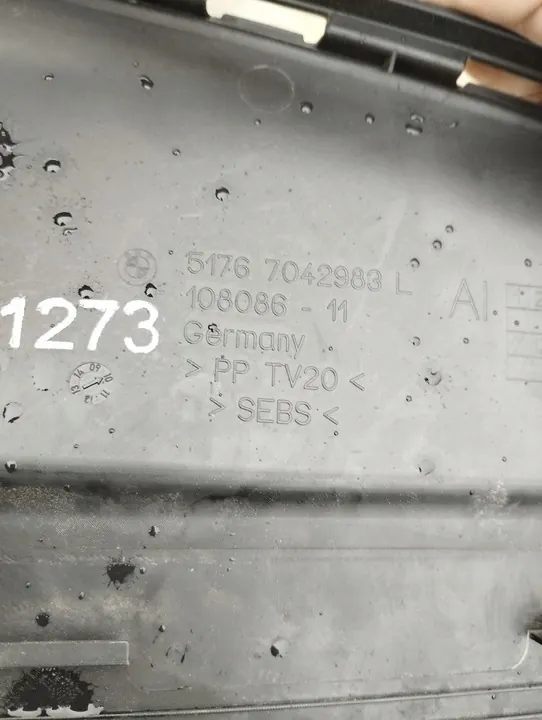 BMW 5 F07 GT Vänster Stänkskydd 51767042983 image 3