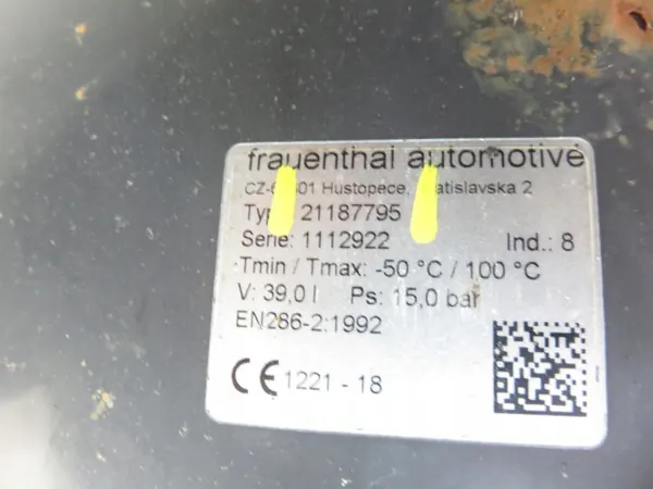Volvo Lufttank OEM 21187795 för FH II image 3