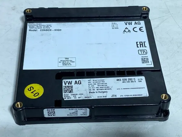 Módulo de chamada emergência SOS Audi OEM 4KE035282C image 5