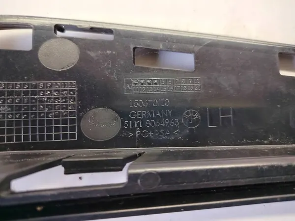 Griglia Paraurti Sinistra BMW 5 G30 G31 M Pacchetto 51118064963 image 3