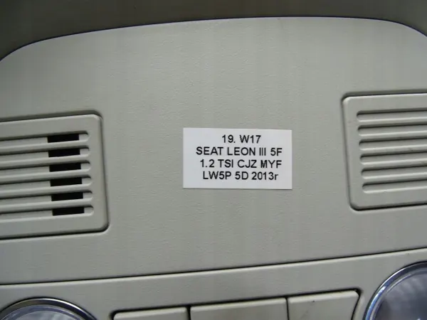 Luz de Cabina OEM 5Q0951171 para Seat Leon III 5F image 8