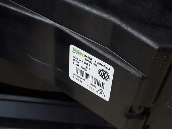 Paraurti anteriore con fendinebbia VW Golf VII Lift 2018 image 9