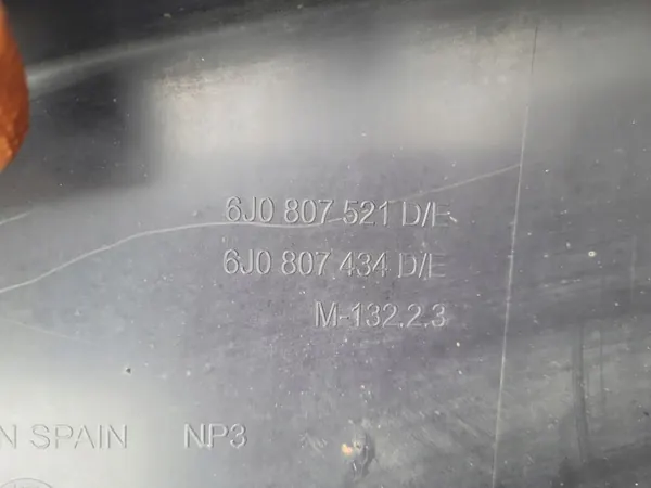 SEAT Ibiza IV | Bakre stötfångarspoiler 6J0807521D/E image 5