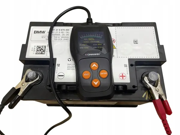 AGM Start-Stop Akku OEM 9878490 12V 70Ah BMW image 5