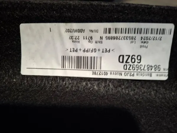 Prateleira de bagageira OEM CXY297 para Peugeot 208 II image 3