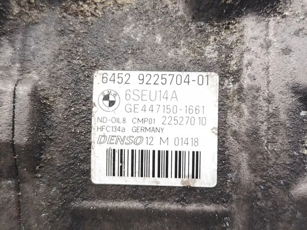 Compressore A/C BMW E90 E91 E92 LCI 9225704 image 7