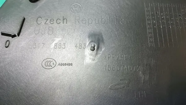Volkswagen Sportsvan konepellin avauskahva OEM 510823535A image 7