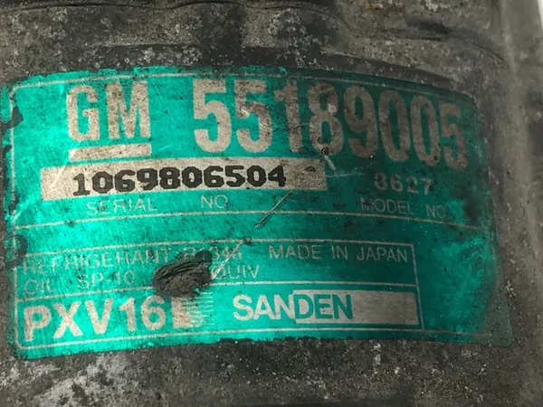 Compressore Aria Condizionata FIAT CROMA 2.4 200CV OEM 55189005 image 5