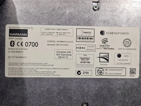 Verstärker BMW X6 E71 OEM IMPRK1541493 image 7