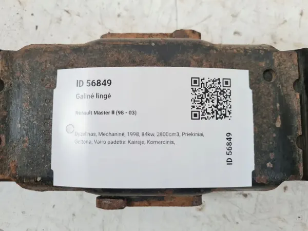 Ressort Arrière OEM 7700309780 pour Renault Master II image 8