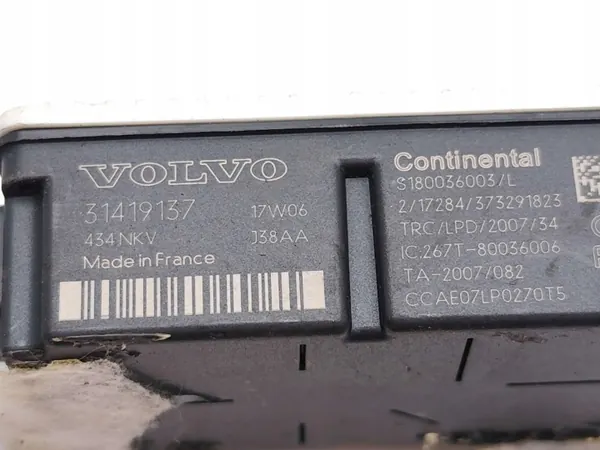 Antena Interna Volvo V60 OEM 31419137 (2017) image 7