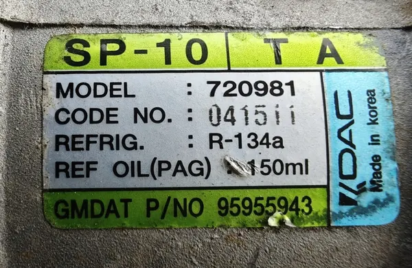 Compressore Aria Condizionata Chevrolet Kalos Aveo 1.2 image 5