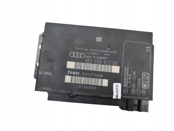 Module Confort OEM 8E0959433BD pour Audi A4 B6/B7 image 2