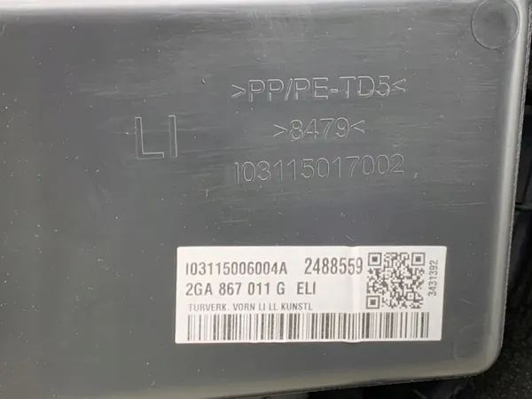 OEM LORK-2067-130824 Etuoven Sisusta Vasen VW T-Roc image 4
