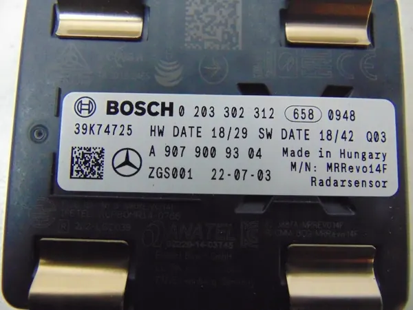Radar avant Mercedes Sprinter W907 OEM A9079009304 image 5