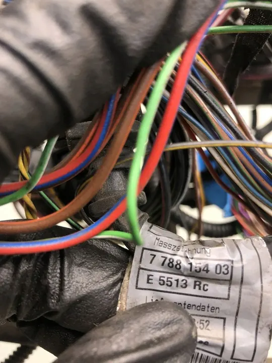 2002 BMW 5 E39 Faisceau moteur 7788154 image 5