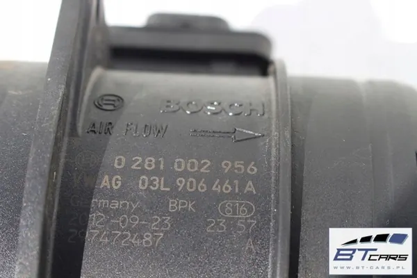 Luchtdebietmeter OEM 03L906461A voor VW Audi image 5