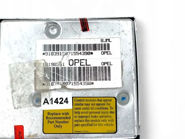 Contrôleur de pompe ABS OEM 16198391 pour Opel Sintra 2.2L image 3
